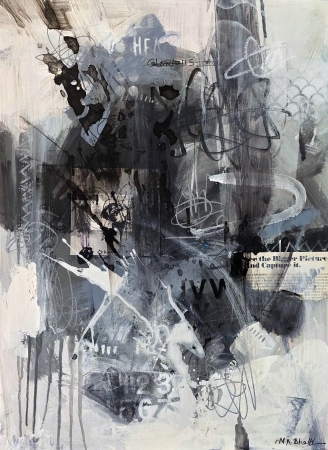 The Midnight Harmony by artist Mohammad Ali Bhatti